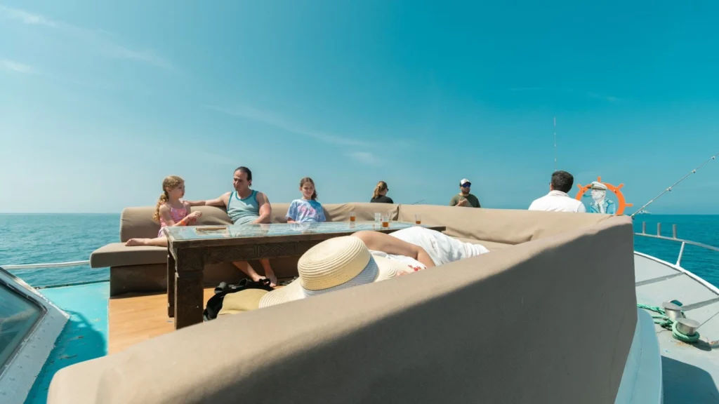 Salida al mar con la familia.